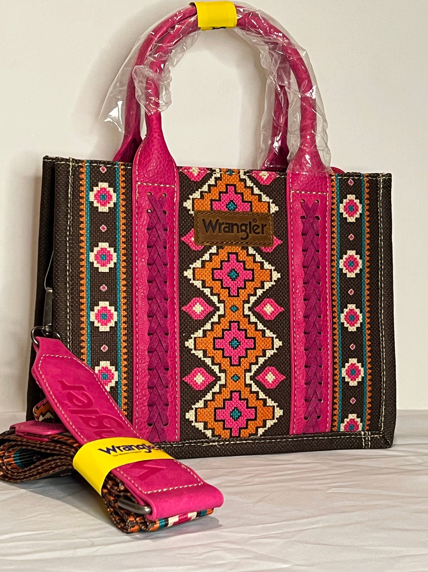 Wrangler Southwestern Print Small Crossbody Tote