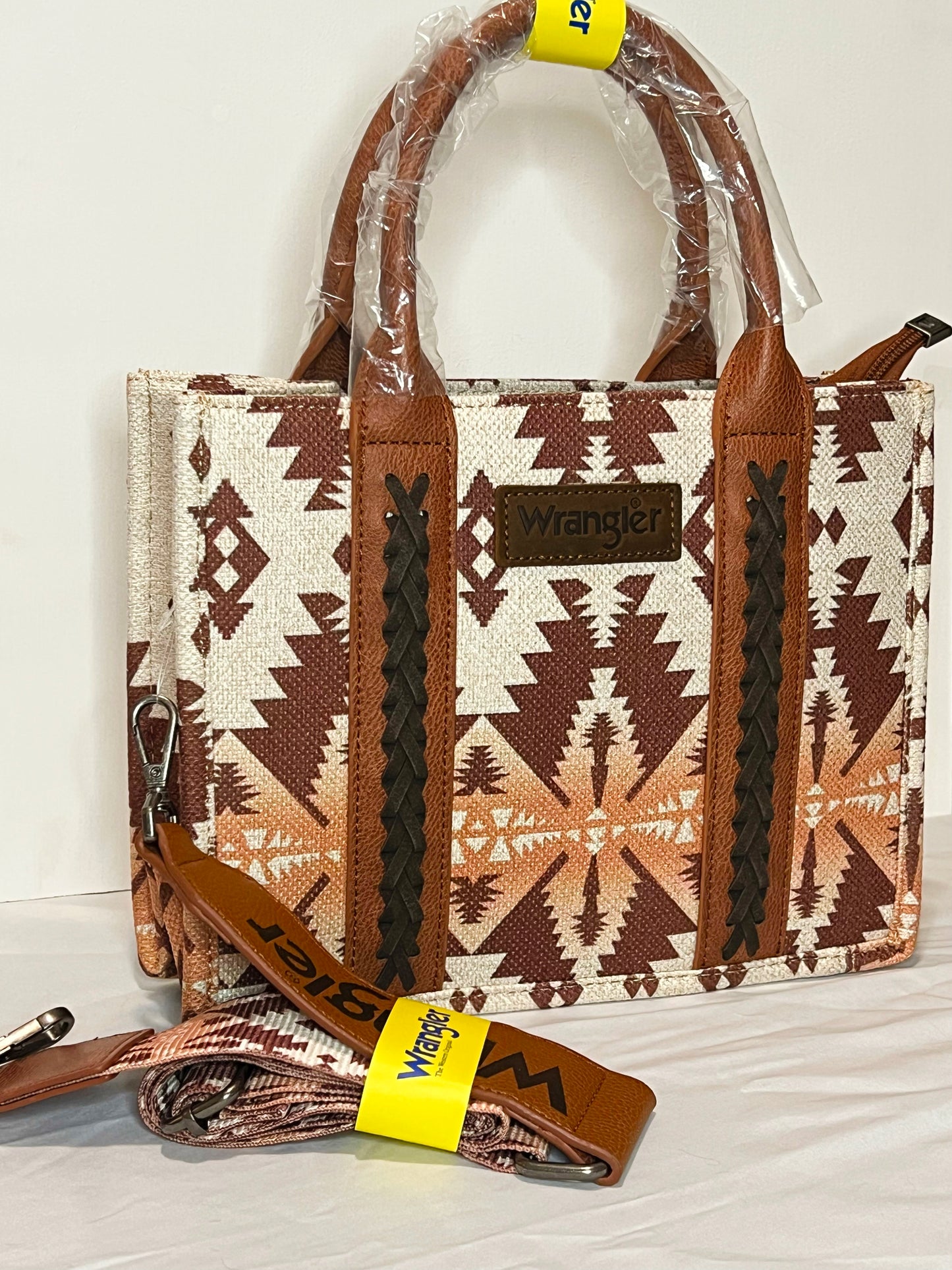 Wrangler Southwestern Print Small Crossbody Tote