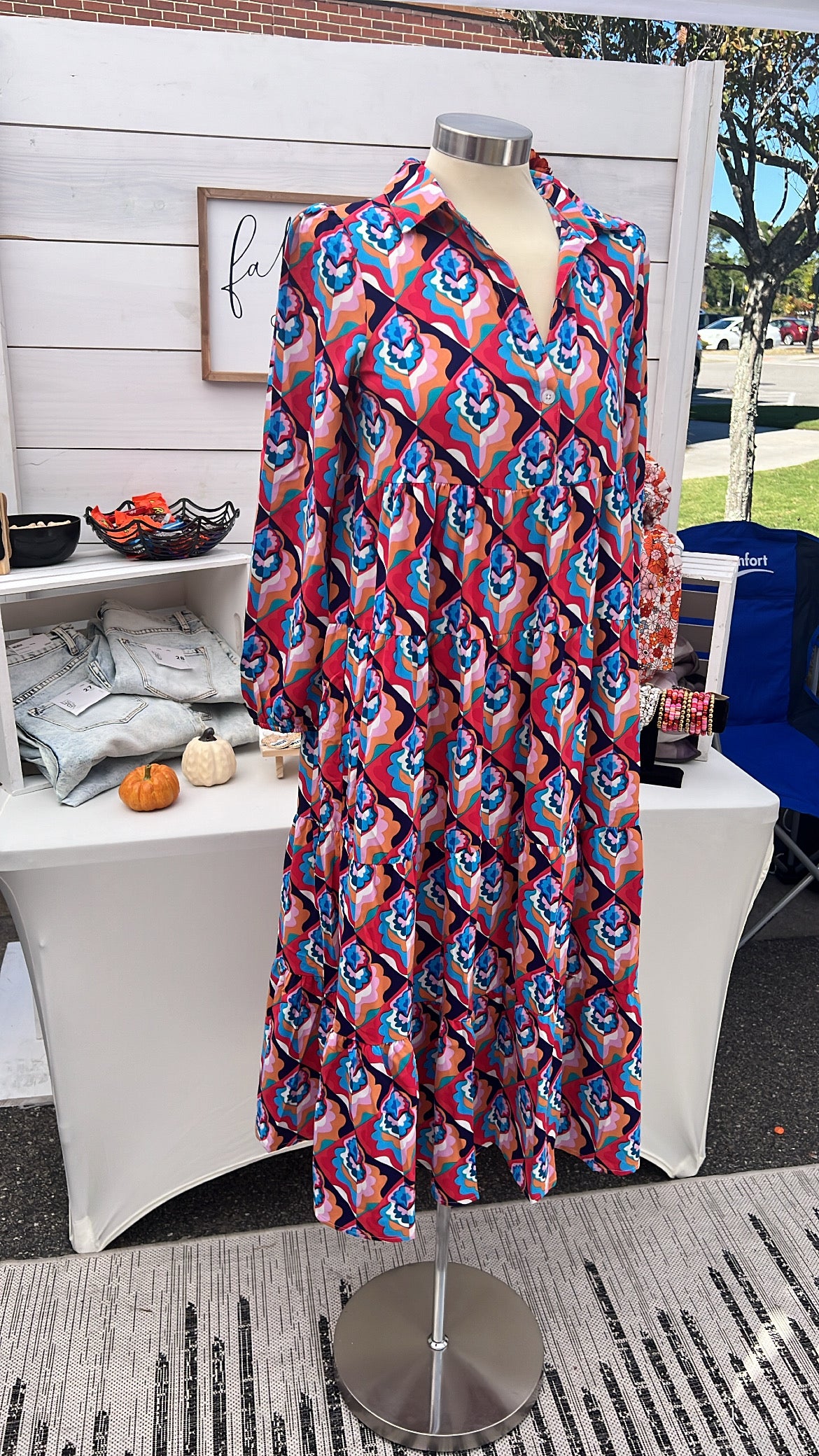 Geo Maxi Dress