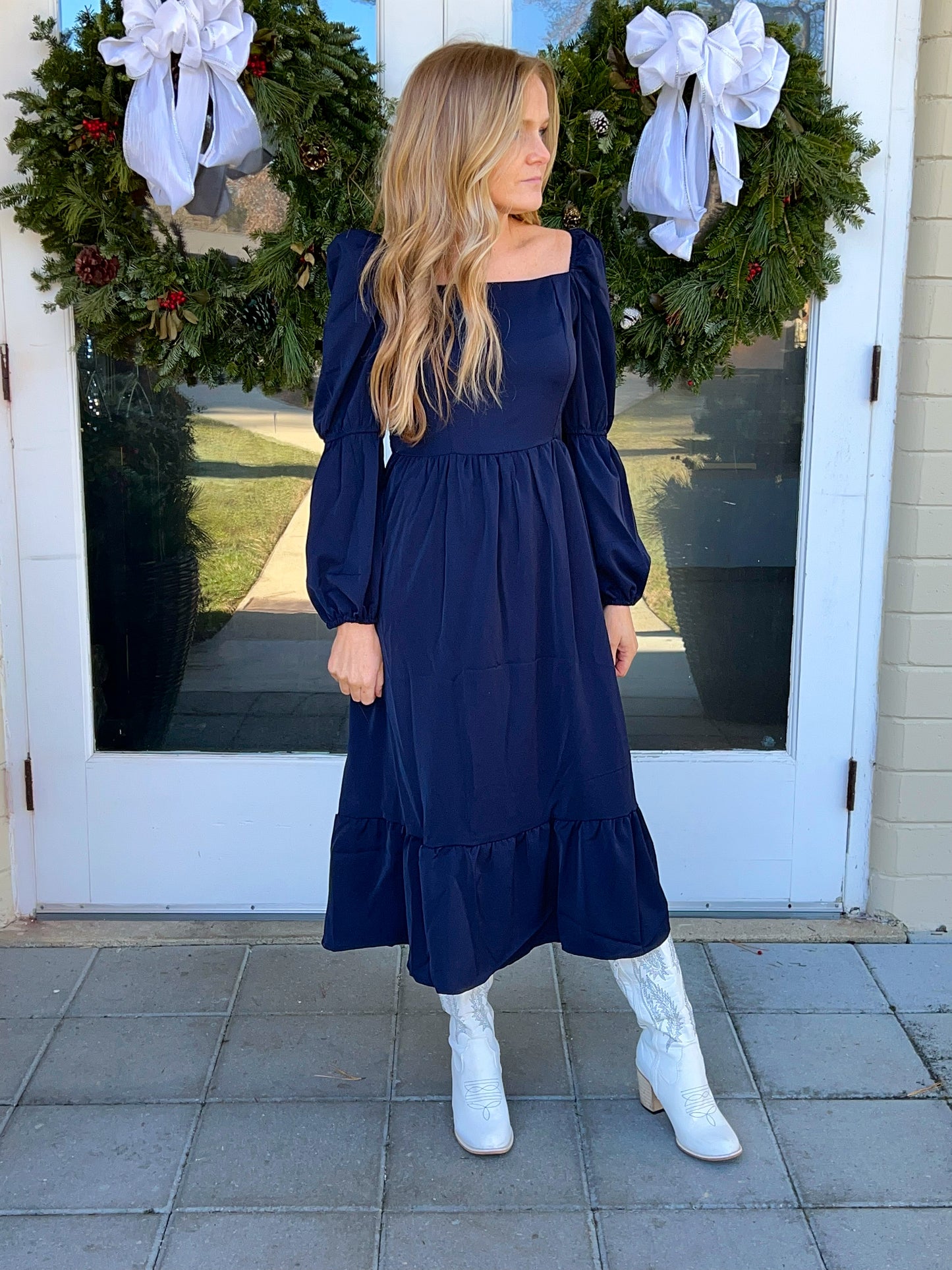 Navy Maxi Dress